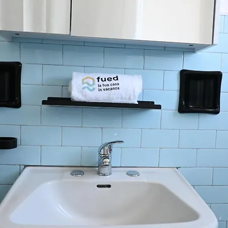 F010 - Torrette Di Fano, Nuovo Trilocale Con Wi-fi, Aria Condizionata E Terrazzo Lägenhet
